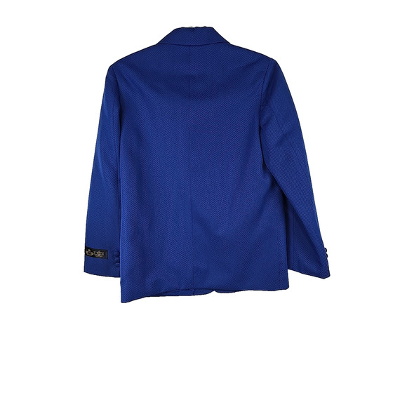 J. Vital Boys 2 PC Formal Dress Suit Royal Blue 16R x W28 - NWT - Picture 5 of 8